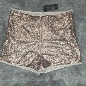 May & July Sequin Shorts